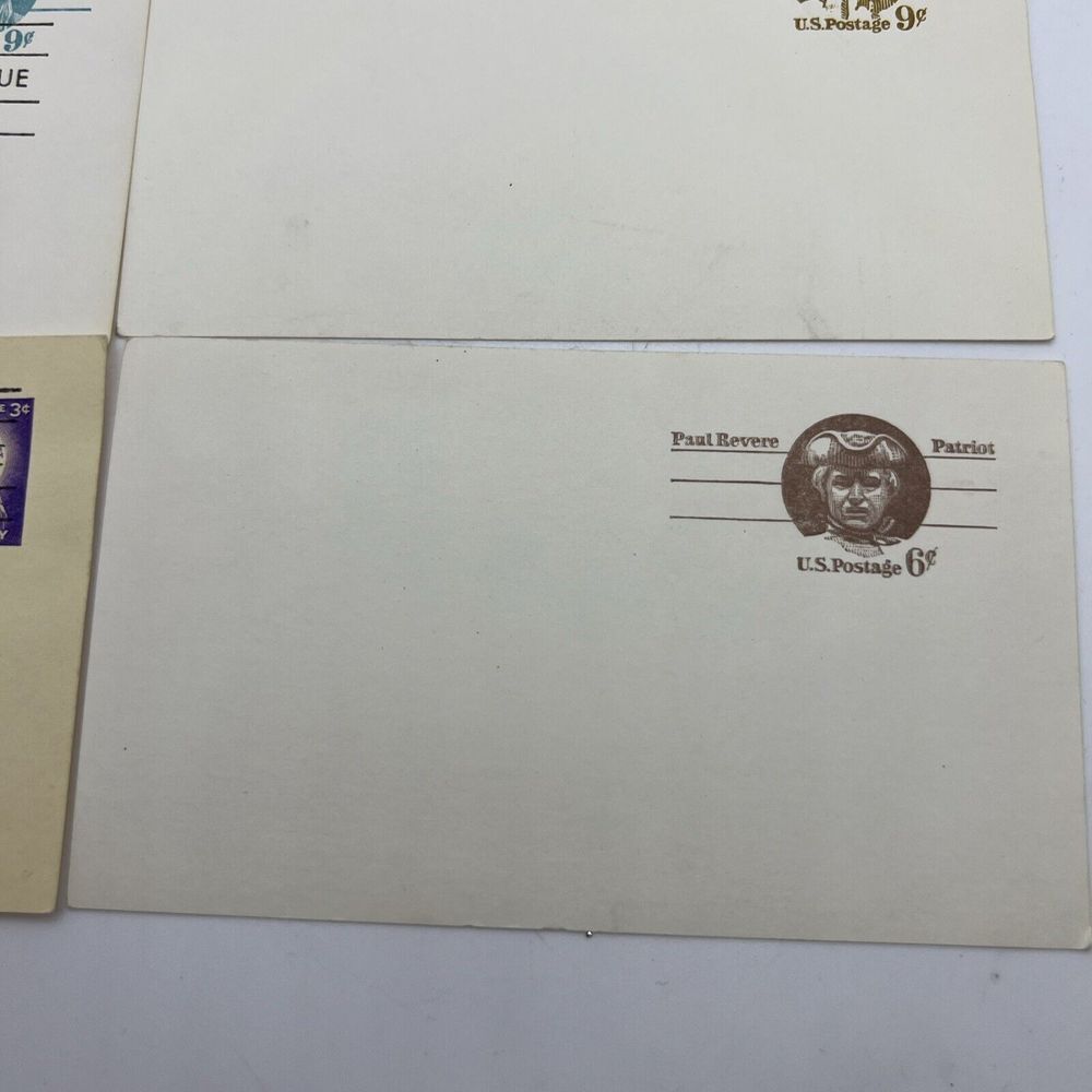 Vintage 4 First Day Of Issue Postcards‎ And 2 Pre Stamped Postcards - Picture 5 of 10
